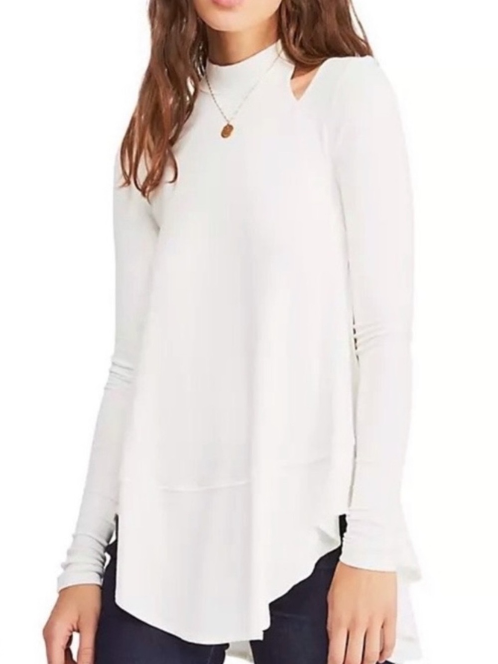 Free People Downtown Girl Cutout Tunic